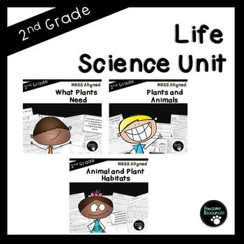 Preview of Second Grade Life Science Unit Bundle