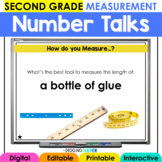Second Grade Linear Measurement Number Talks with Inches F