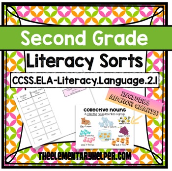 Preview of Second Grade Literacy Sorts