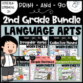Second Grade Literacy Worksheets | Conventions | CCSS.ELA-