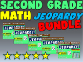 Second Grade MATH JEOPARDY BUNDLE- Time-Measurement-Digits