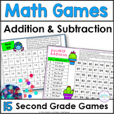 Second Grade Math Addition and Subtraction Games