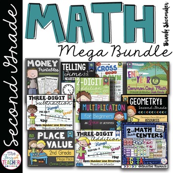 Second Grade Math Bundle by Brandy Shoemaker | Teachers Pay Teachers