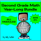 Second Grade Math Bundle ALL MODULES! (Compatible w/ Eurek