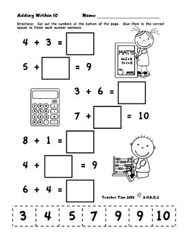 math worksheets 2nd grade by teacher tam teachers pay teachers