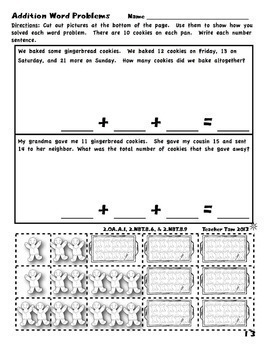 second grade math review packets worksheets entire year by