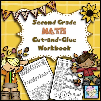 Preview of Fall Math Worksheets 2nd Grade