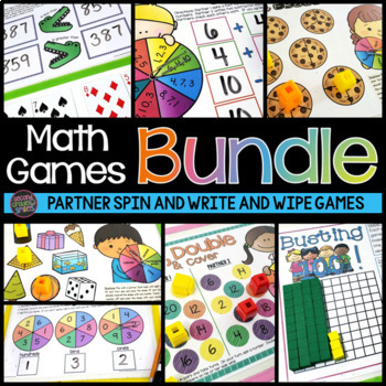 Preview of Second Grade Math Games - 2nd Grade Math Games - 2nd Grade Math Centers