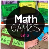 Second Grade Math Games - Set 3 - Stations Centers Friday Fun Day