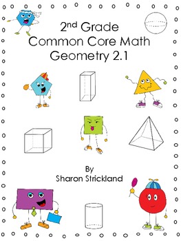 Preview of Second Grade Math-Geometry-2.1 Common Core Aligned