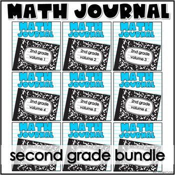 Preview of Second Grade Math Journal Bundle