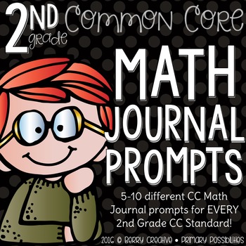 Preview of Second Grade Math Journal Prompts