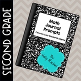 Second Grade Math Journal Prompts and Activities