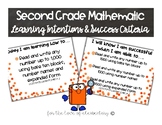 Second Grade Math Learning Intentions and Success Criteria