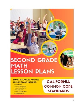 Preview of Second Grade Math Lesson Plans - California Common Core