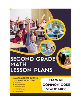 Preview of Second Grade Math Lesson Plans - Hawaii Common Core