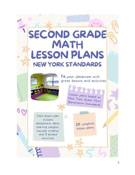 Preview of Second Grade Math Lesson Plans - New York Standards