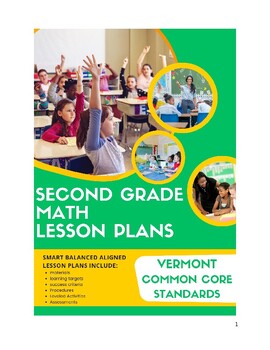 Preview of Second Grade Math Lesson Plans - Vermont Common Core