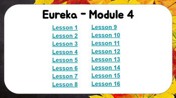 Preview of Second Grade Math Module 4 - Lessons 1-16 (Compatible w/ Eureka)