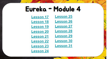 Preview of Second Grade Math Module 4 - Lessons 17-31 (Compatible w/ Eureka)