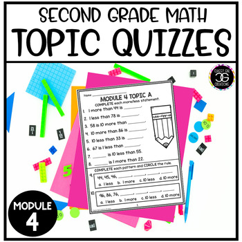 Preview of Grade 2 Math Addition and Subtraction Within 200 Topic Quizzes Module 4