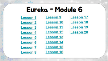 Preview of Second Grade Math Module 6 (Compatible w/ Eureka)