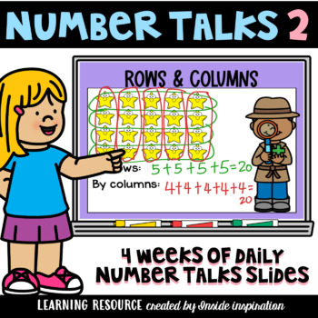 Preview of Second Grade Math Number Talks Daily Routine Unit 2 Work with Equal Groups