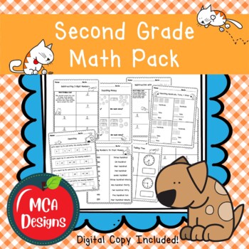 Preview of Second Grade Math Pack