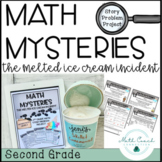 Second Grade Math Problem Solving Project | Math Mystery Ice Cream