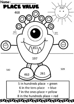 Second Grade Math Review by Homeschool Mama Nicole | TPT