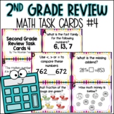 2nd Grade Math Spiral Review | Task Cards Set 4 of 5