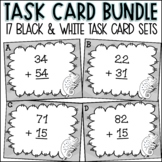 2nd Grade Math Spiral Review | Task Card BUNDLE