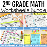Math Worksheets, 2nd Grade Math Review and Learning Worksh