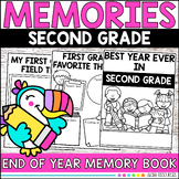 End of Year Activities Second Grade Memory Book No Prep Wr