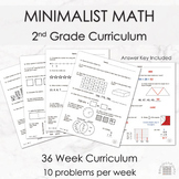 Second Grade Minimalist Math Curriculum