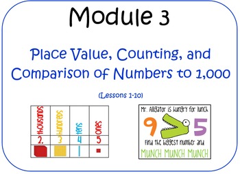 Preview of Second Grade Module 3 Lessons 1-10 (Compatible w/ Eureka Math)