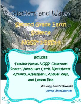 Preview of Second Grade Earth and Space Science -Glaciers and Water
