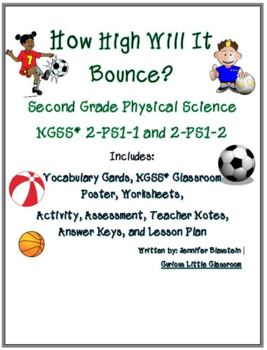 Preview of Second Grade Physical Science - Bouncing