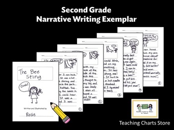 Preview of Second Grade Personal Narrative Writing Exemplar (Lucy Calkins Inspired)