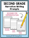Second Grade Narrative Writing Prompts For Differentiation