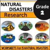 Second Grade Natural Disasters Research Project