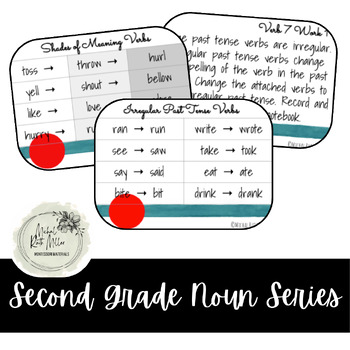 Preview of Second Grade Noun Series Work
