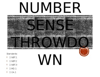 Preview of Second Grade Number Sense Review Game