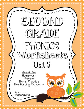 Second Grade Phonics Unit 5 Worksheets by 2teachalatte | TpT