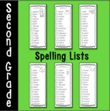 Second Grade Phonics and Spelling Pattern Spelling Lists