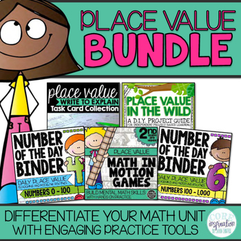 Preview of Second Grade Place Value Unit Bundle