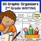 2nd GRADE Opinion Persuasive Informative Narrative WRITING PROMPTS + EASEL
