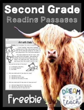 Preview of Second Grade Reading Comprehension - Free Sampler