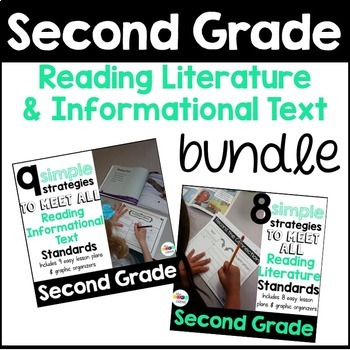 Preview of Second Grade - Reading Comprehension Strategies Bundle, Literature & Non Fiction