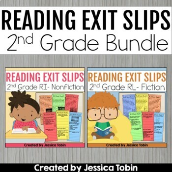 Preview of Second Grade Reading Exit Tickets - Standards-Based Reading Assessments